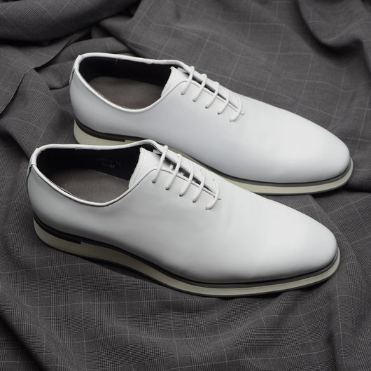 Zapatos Oxford de Cuero Genuino Fabricados a Mano - Elegancia Profesional para Hombres - Image 31