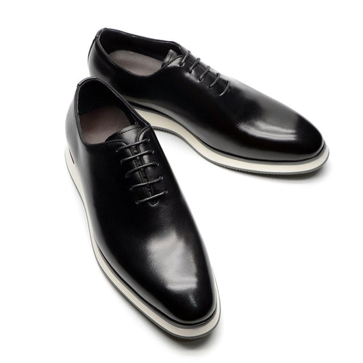 Zapatos Oxford de Cuero Genuino Fabricados a Mano - Elegancia Profesional para Hombres - Image 34