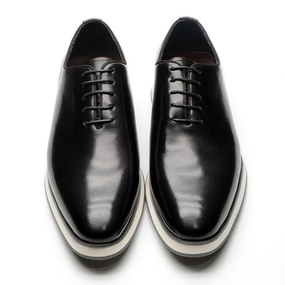 Zapatos Oxford de Cuero Genuino Fabricados a Mano - Elegancia Profesional para Hombres - Image 42