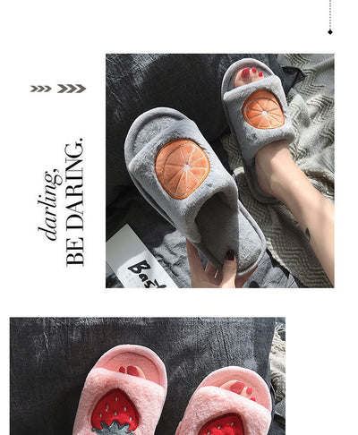Pantuflas de Felpa Frutal - Image 13