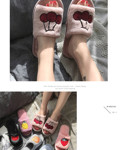 Pantuflas de Felpa Frutal - Image 17