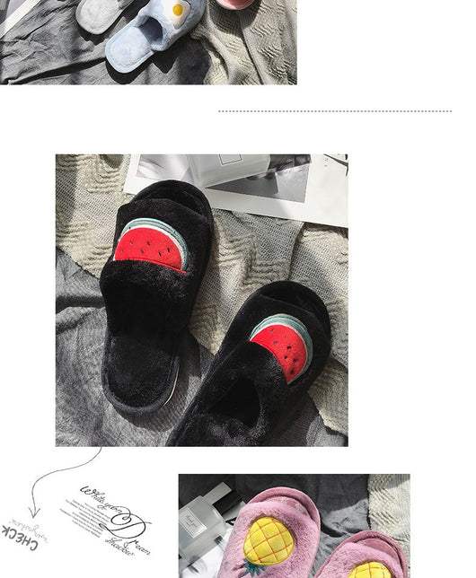 Pantuflas de Felpa Frutal - Image 18