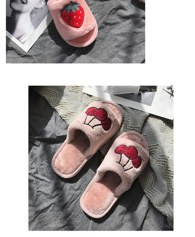Pantuflas de Felpa Frutal - Image 21