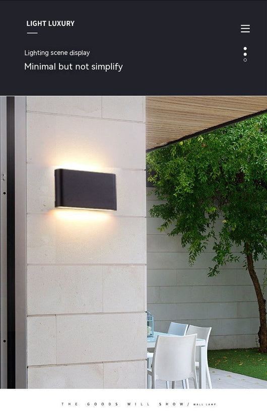 Lámpara de Pared LED Exterior Resistente al Agua - Image 11