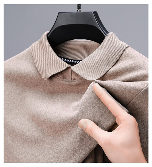 Camiseta Térmica Básica de Color Liso para Hombre - Image 18