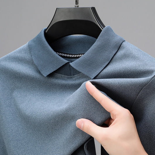 Camiseta Térmica Básica de Color Liso para Hombre - Image 19