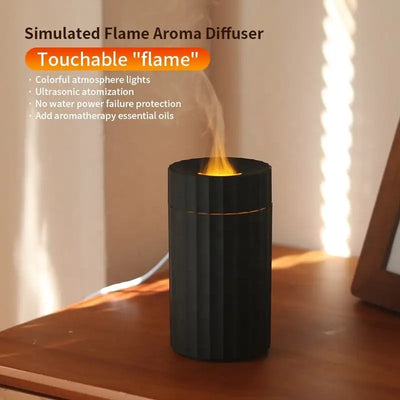 Difusor de Aroma con Efecto Llama y Humificador Ultrasónico Silencioso - Image 19