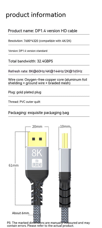 Cable de Conexión 8K para TV y Computadora - Image 16
