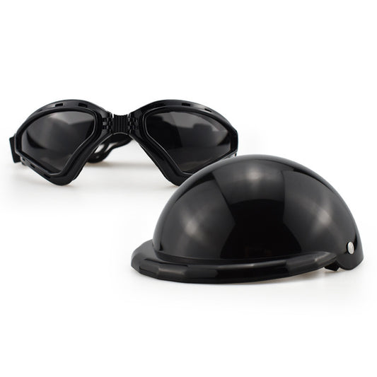 Casco Protector para Mascotas con Gafas de Sol - Perros y Gatos - Image 2
