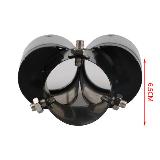 Tubo de Escape Doble Silenciador Universal Acero Inoxidable para Automóviles - Image 20