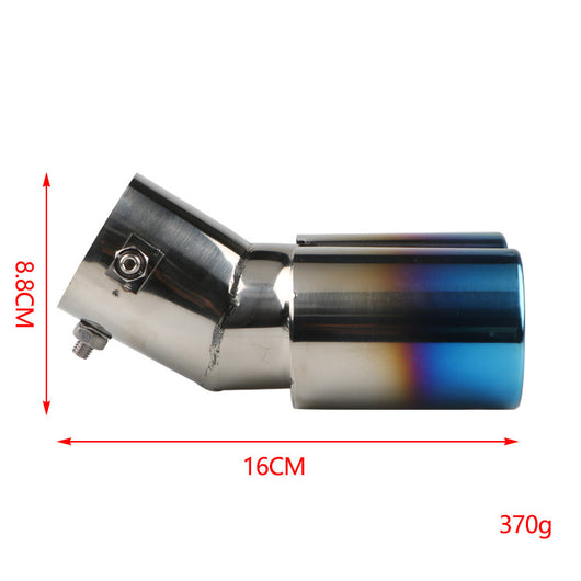 Tubo de Escape Doble Silenciador Universal Acero Inoxidable para Automóviles - Image 24