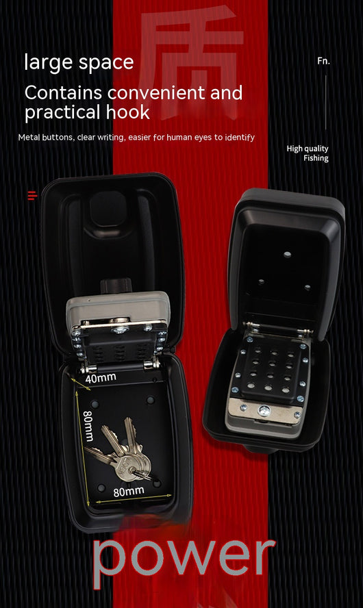 Caja de Seguridad con Cerradura de Contraseña para Llaves y Documentos - Image 10
