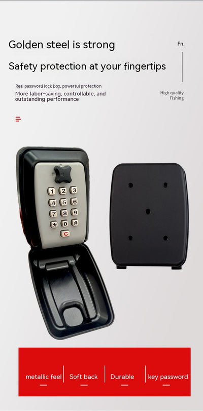 Caja de Seguridad con Cerradura de Contraseña para Llaves y Documentos - Image 11