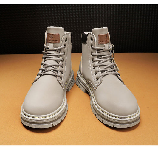 Botas de Trabajo Vintage en Cuero Genuino Talla Grande para Hombre - Image 32