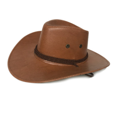 Sombrero Vaquero Estilo Oeste Americano de Cuero Sintético - Image 13