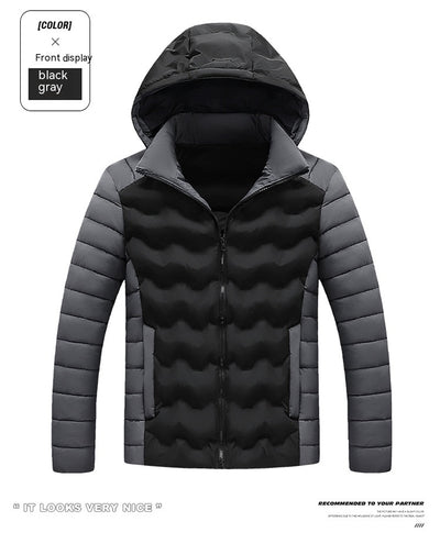 Chaqueta Acolchada de Algodón para Hombre - Estilo Casual Otoño e Invierno - Image 12