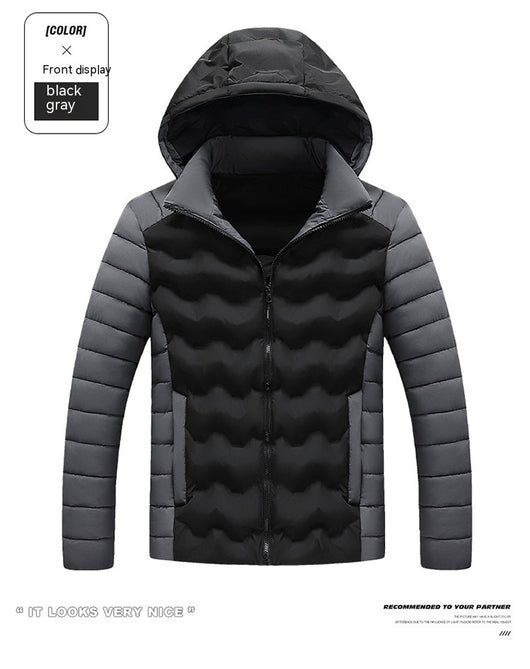 Chaqueta Acolchada de Algodón para Hombre - Estilo Casual Otoño e Invierno - Image 12