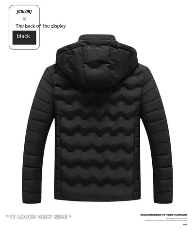 Chaqueta Acolchada de Algodón para Hombre - Estilo Casual Otoño e Invierno - Image 20