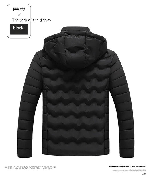 Chaqueta Acolchada de Algodón para Hombre - Estilo Casual Otoño e Invierno - Image 20