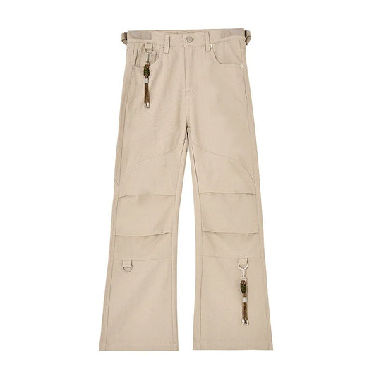 Pantalones Khaki Plisados de Corte Recto Cómodos y Versátiles - Image 14
