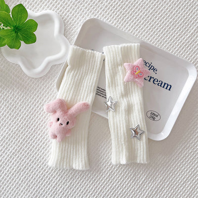 Calcetines Cálidos Estilo Coreano para Niñas - Medias Suaves de Lana con Diseño Adorable - Image 12