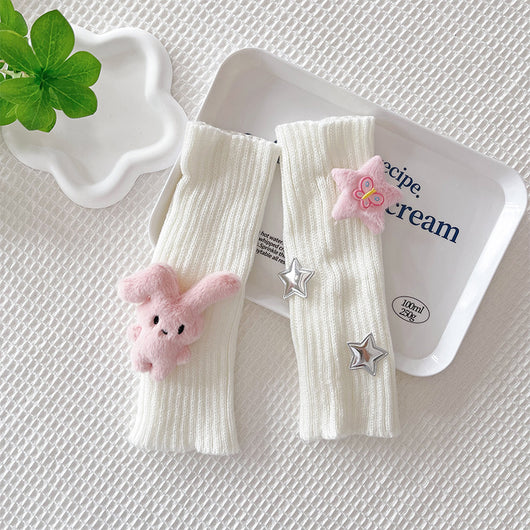 Calcetines Cálidos Estilo Coreano para Niñas - Medias Suaves de Lana con Diseño Adorable - Image 12