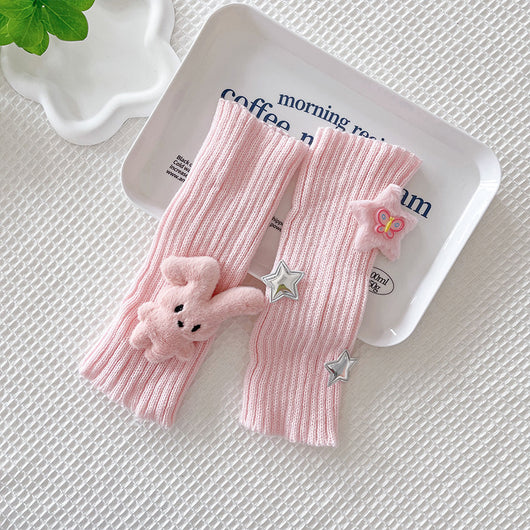 Calcetines Cálidos Estilo Coreano para Niñas - Medias Suaves de Lana con Diseño Adorable - Image 13
