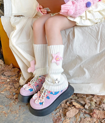 Calcetines Cálidos Estilo Coreano para Niñas - Medias Suaves de Lana con Diseño Adorable - Image 15