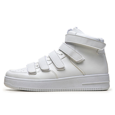 Zapatillas Altas Deportivas Casual para Hombre - Blancas con Velcro - Image 12