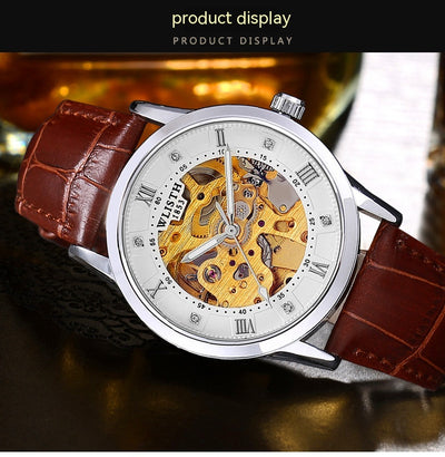 Reloj Automático de Negocios para Hombre Acero Inoxidable Resistente al Agua - Image 12