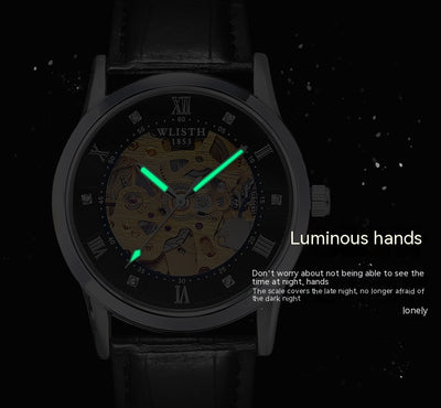 Reloj Automático de Negocios para Hombre Acero Inoxidable Resistente al Agua - Image 15