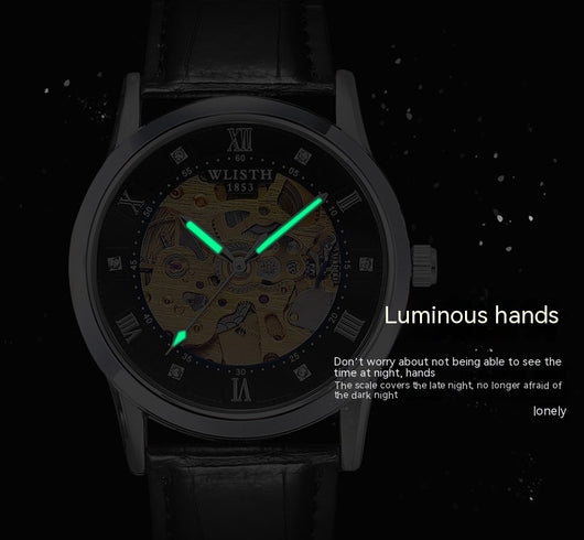 Reloj Automático de Negocios para Hombre Acero Inoxidable Resistente al Agua - Image 15