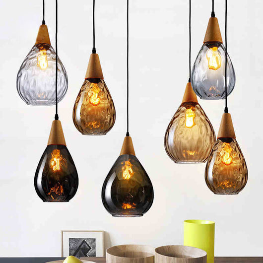 Lámpara Colgante de Vidrio Estilo Nórdico Creativo - Image 11