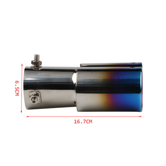 Tubo de Escape Doble Silenciador Universal Acero Inoxidable para Automóviles - Image 35