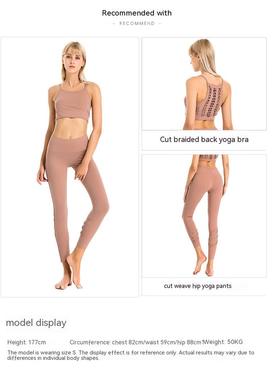 Conjunto Deportivo Mujer: Sujetador Yoga + Pantalón Ajustado Secado Rápido - Image 16