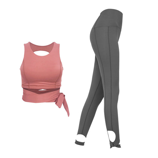 Conjunto Deportivo de Yoga Aéreo con Espalda Descubierta, Secado Rápido y Soporte Antiimpacto - Image 23