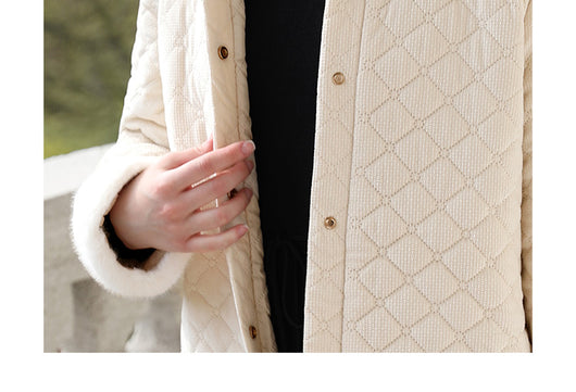 Abrigo de Invierno Acolchado con Cuello Tipo Visón para Mujer - Image 23