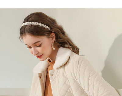 Abrigo de Invierno Acolchado con Cuello Tipo Visón para Mujer - Image 26