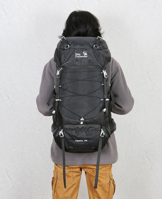 Mochila de Senderismo 50L - Bolsa de Montaña Resistente para Trekking y Camping - Image 26