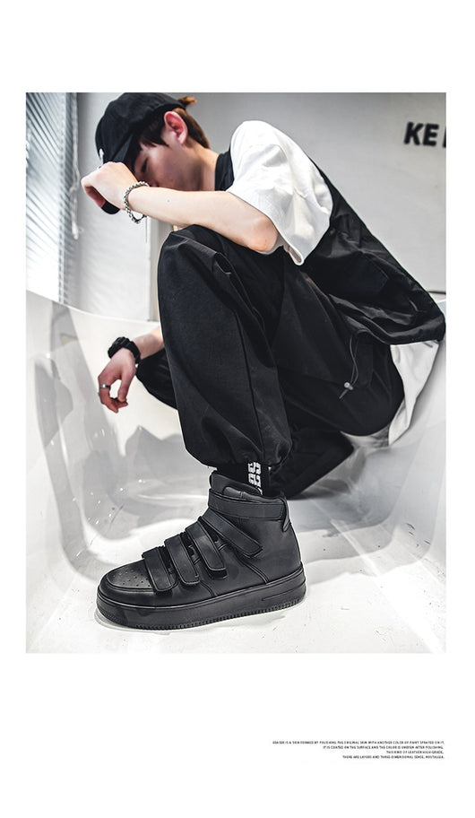 Zapatillas Altas Deportivas Casual para Hombre - Blancas con Velcro - Image 20