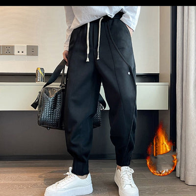 Pantalones Deportivos de Terciopelo para Hombre Talla Grande - Image 10