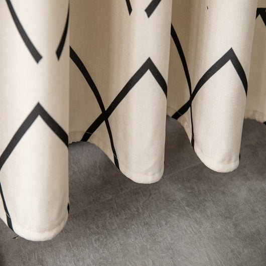 Cortina de Baño Impermeable con Perforaciones - Divisor de Ducha - Image 8