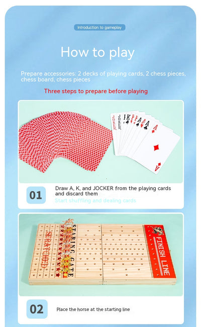 Juego de Ajedrez Magnético Plegable - Tablero de Carreras de Caballos y Puzzle Estratégico - Image 10