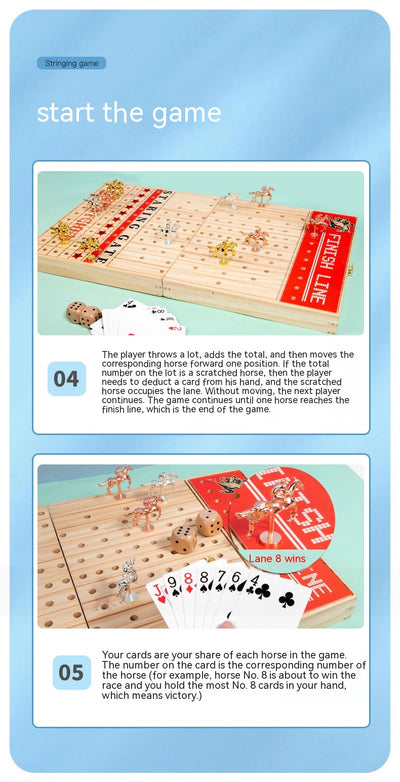 Juego de Ajedrez Magnético Plegable - Tablero de Carreras de Caballos y Puzzle Estratégico - Image 18
