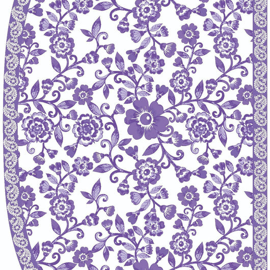 Blue and white porcelain print bikini with an adjustable lace-up top and matching sheer sarong skirt. - Image 21