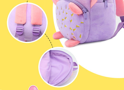 Mochila Escolar Infantil Arcoíris con Diseño Cartoon y Material Suave Peluche - Image 60