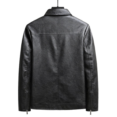 Chaqueta de Cuero Delgada para Hombre - Image 8