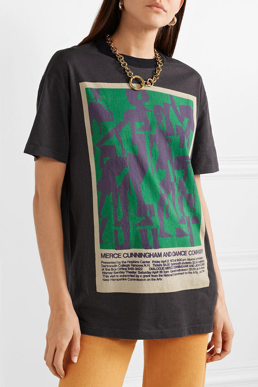 Camiseta Suelta Estampado Bailarín para Pareja - Unisex Algodón - Image 8