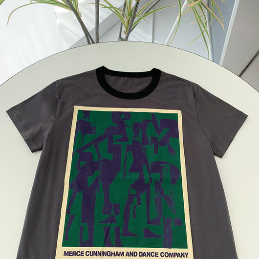 Camiseta Suelta Estampado Bailarín para Pareja - Unisex Algodón - Image 19