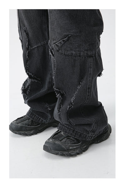 Overol Hip Hop Suelta Cremallera Recta - Image 13